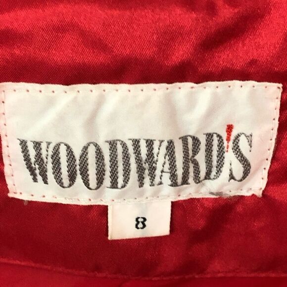 Vintage Size 8 Woodward’s Red Trenchcoat - Picture 9 of 10